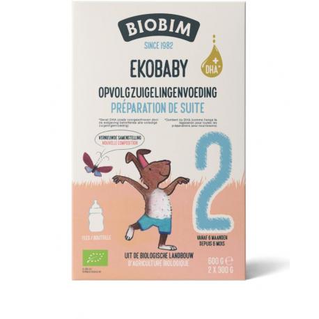 Ekobaby 2 opvolg zuigelingenvoeding 6+ maanden bio