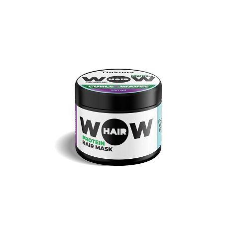 Wow curls & waves hair mask keratin & flaxseed gel