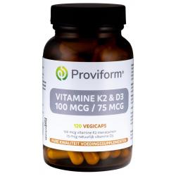 Vitamine K2 100mcg & D3 75mcg