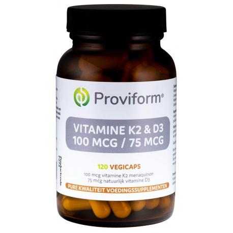 Vitamine K2 100mcg & D3 75mcg