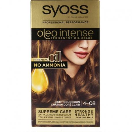 Color Oleo Intense 4-08 licht goudbruin haarverf