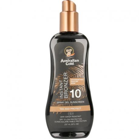 Spray gel met bronzer SPF10