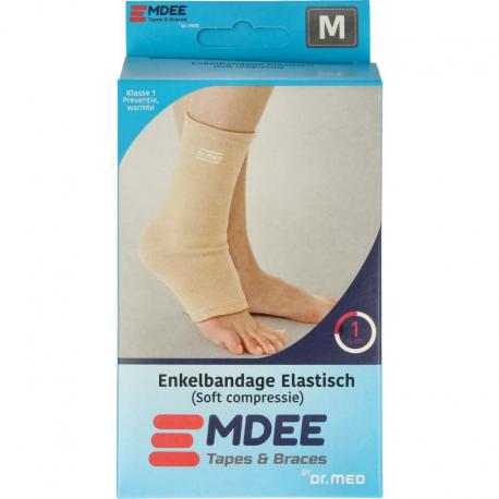 Elastic support enkel maat M huidskleur