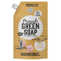 Showergel vanille & kersenbloesem navulling