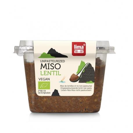 Linzen miso ongepasteuriseerd bio