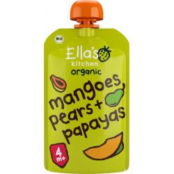 Mangoes pears & papayas knijpzakje 4+ maanden bio