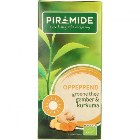 Oppeppend groene thee gember & curcuma bio