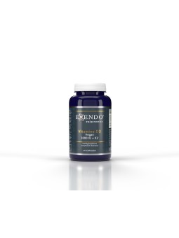 Vegan Vitamine D3 75 mcg/3.000 IE + K2 – 60 caps