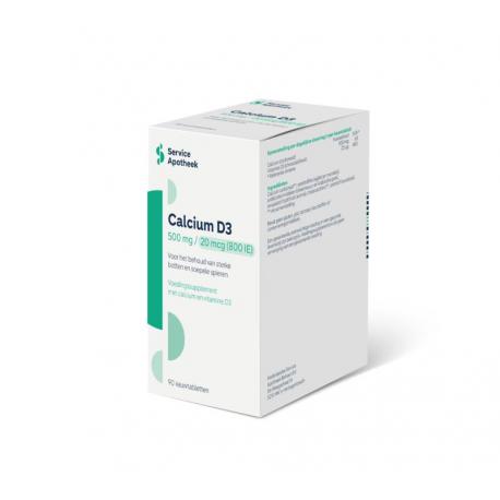 Calcium/Vitamine D3 500mg/800IE