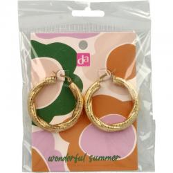 Summer earrings hoops