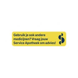 Sticker gebruikt u nog andere geneesmiddelen 200st