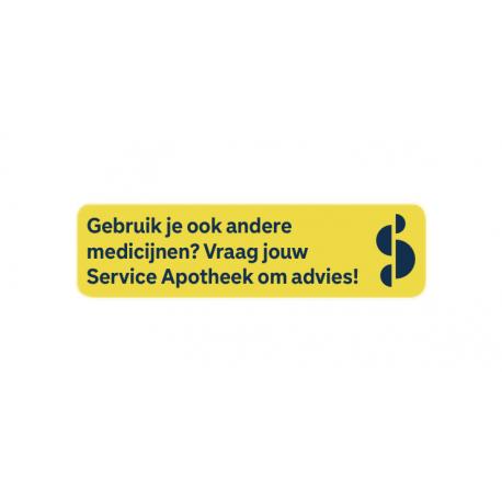 Sticker gebruikt u nog andere geneesmiddelen 200st