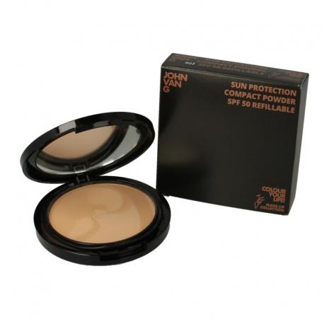 Sun protection compact powder SPF50 refillable 60