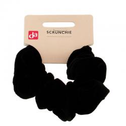 Scrunchie velvet zwart