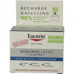 Hyaluron filler 3x effect nachtcreme navulling