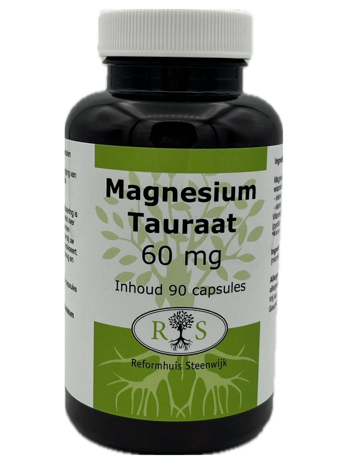 Magnesium Tauraat 60 mg 90 caps