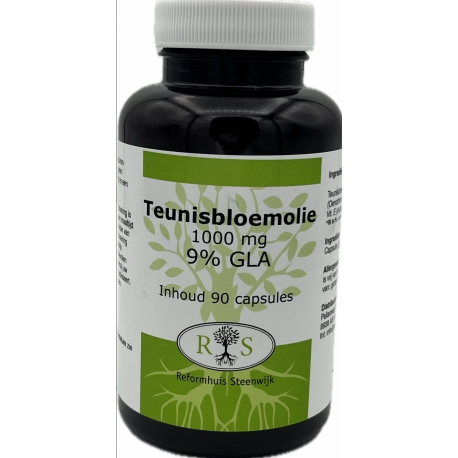 Teunisbloemolie 1000 mg 9% GLA 90 caps