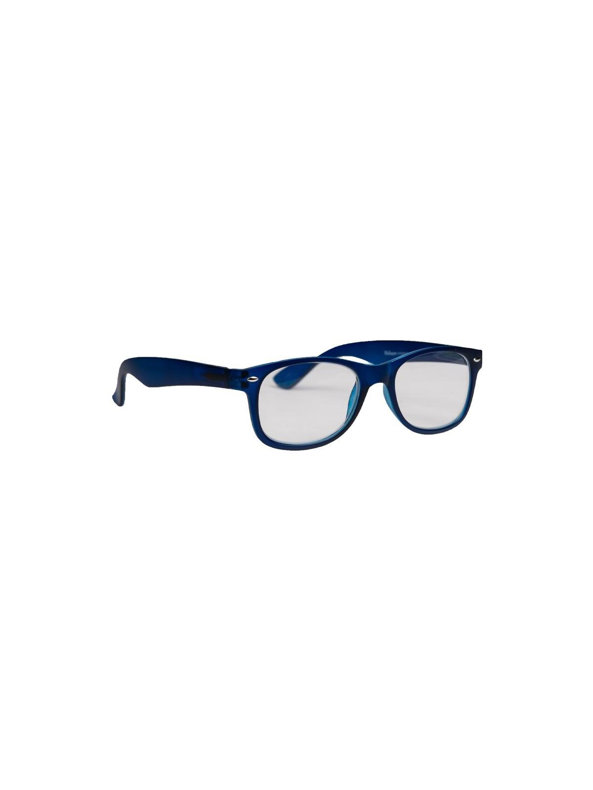Leesbril wayfarer mat blauw +2.00