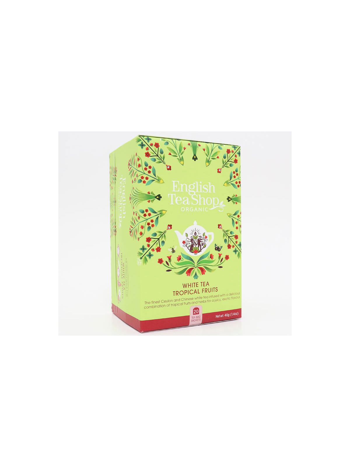 White tea tropical fruits bio