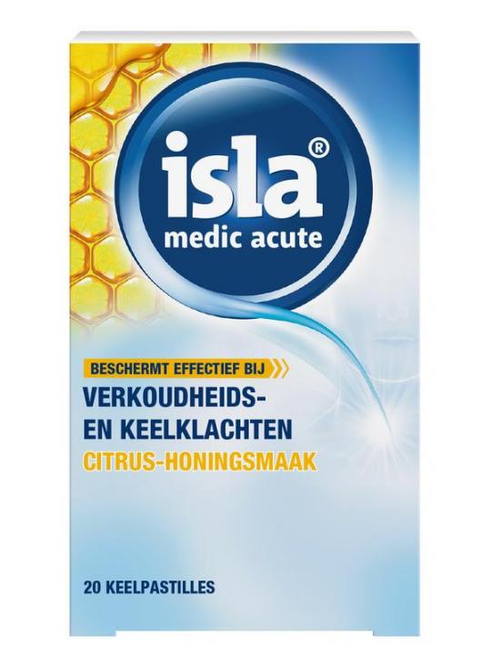 Medic acute citrus honing keelpastilles