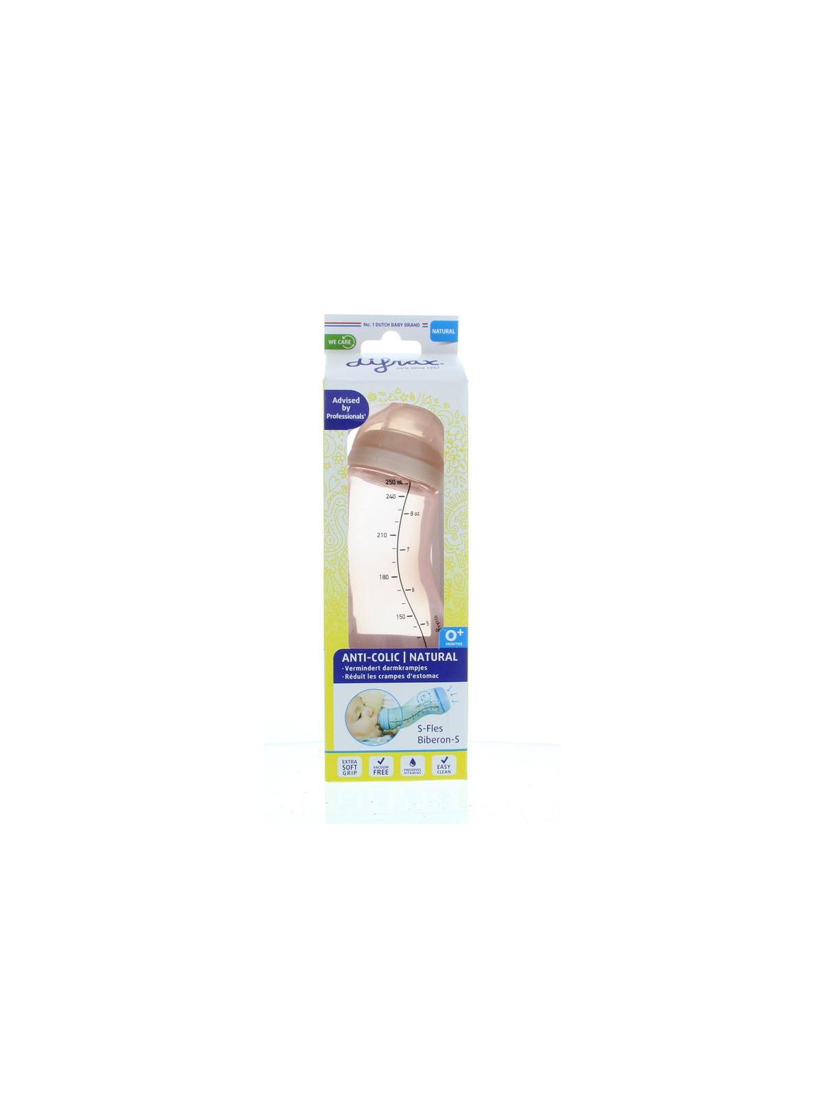 S-Fles natural roze 250ml