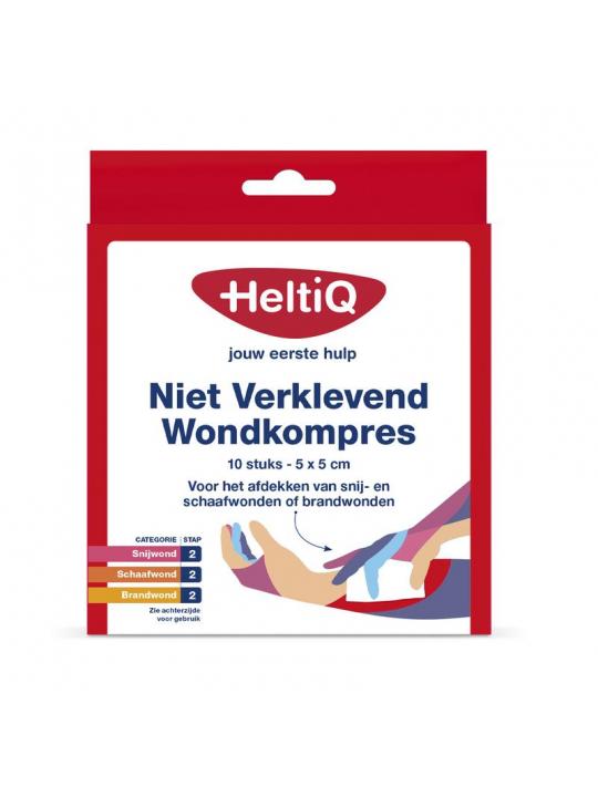 Wondkompres 5 x 5 niet verklevend