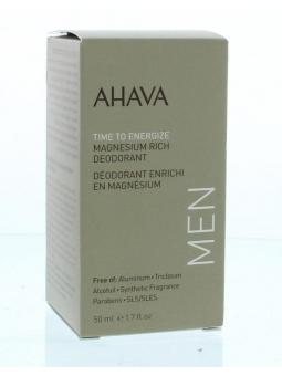 Men deodorant roll on magnesium rich