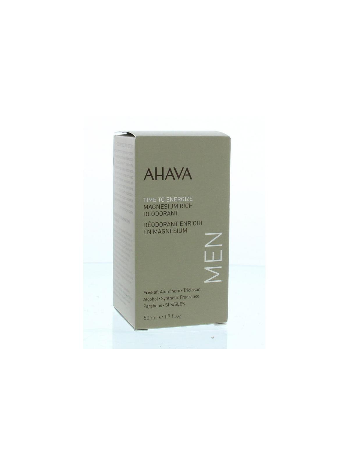 Men deodorant roll on magnesium rich