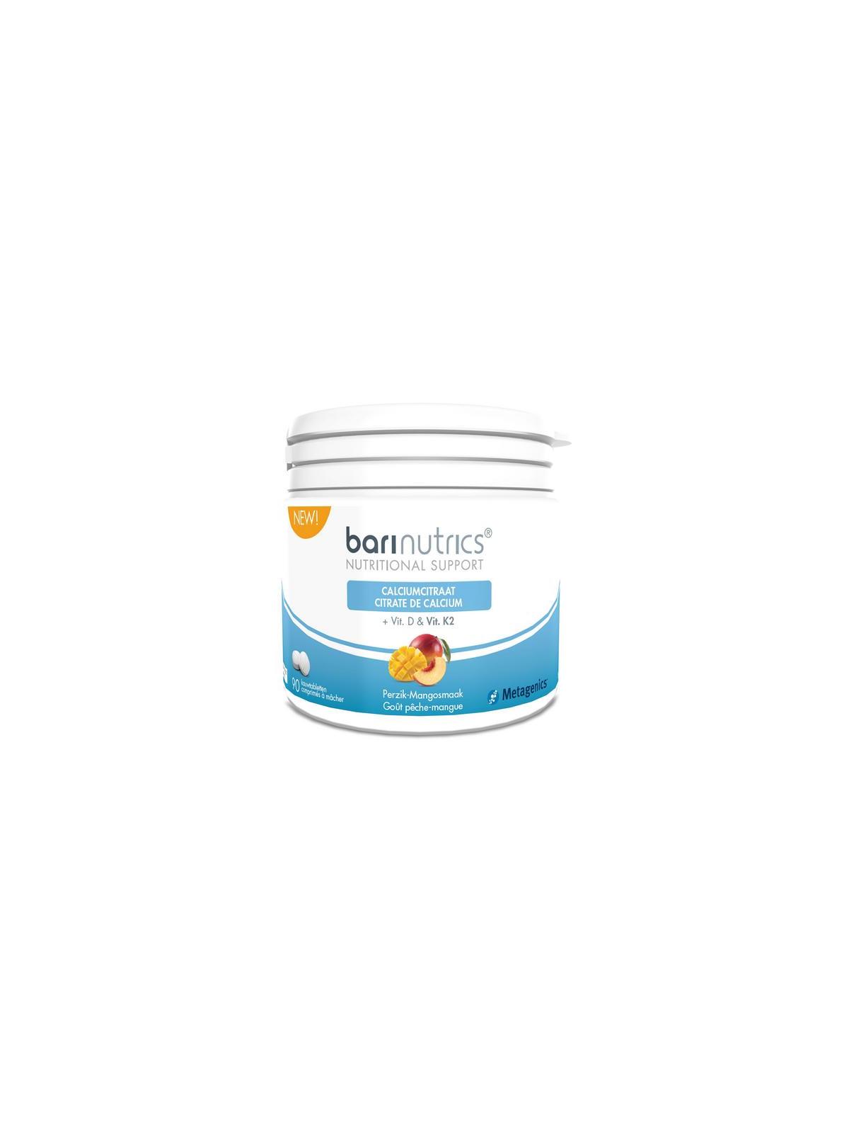 Calciumcitraat perzik-mango