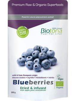 Blueberries dried infusion bio