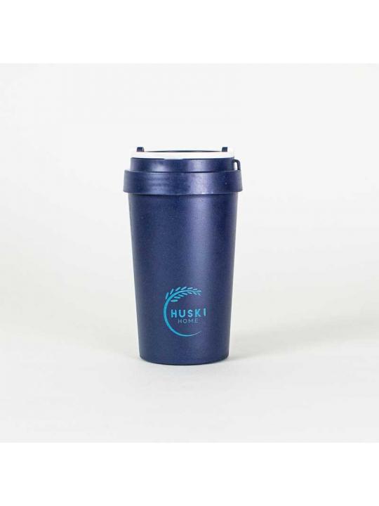 Rice husk travel cup midnight