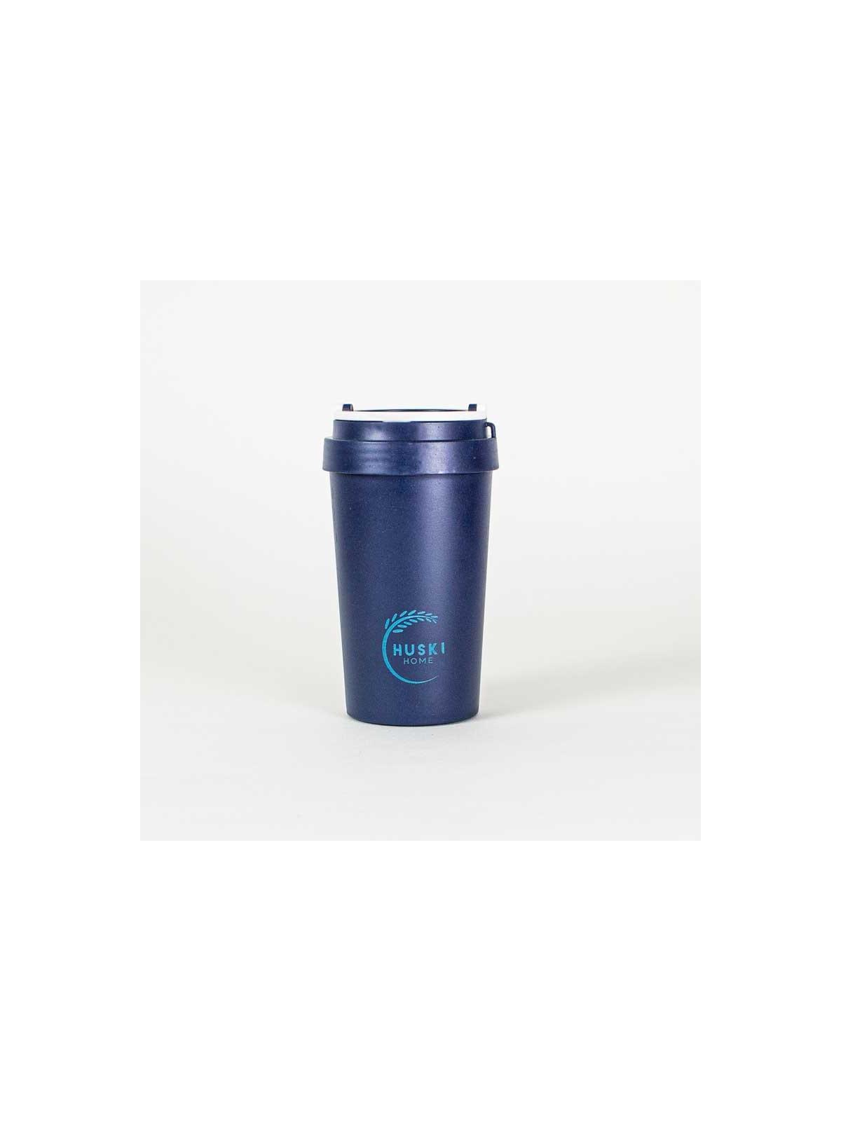 Rice husk travel cup midnight