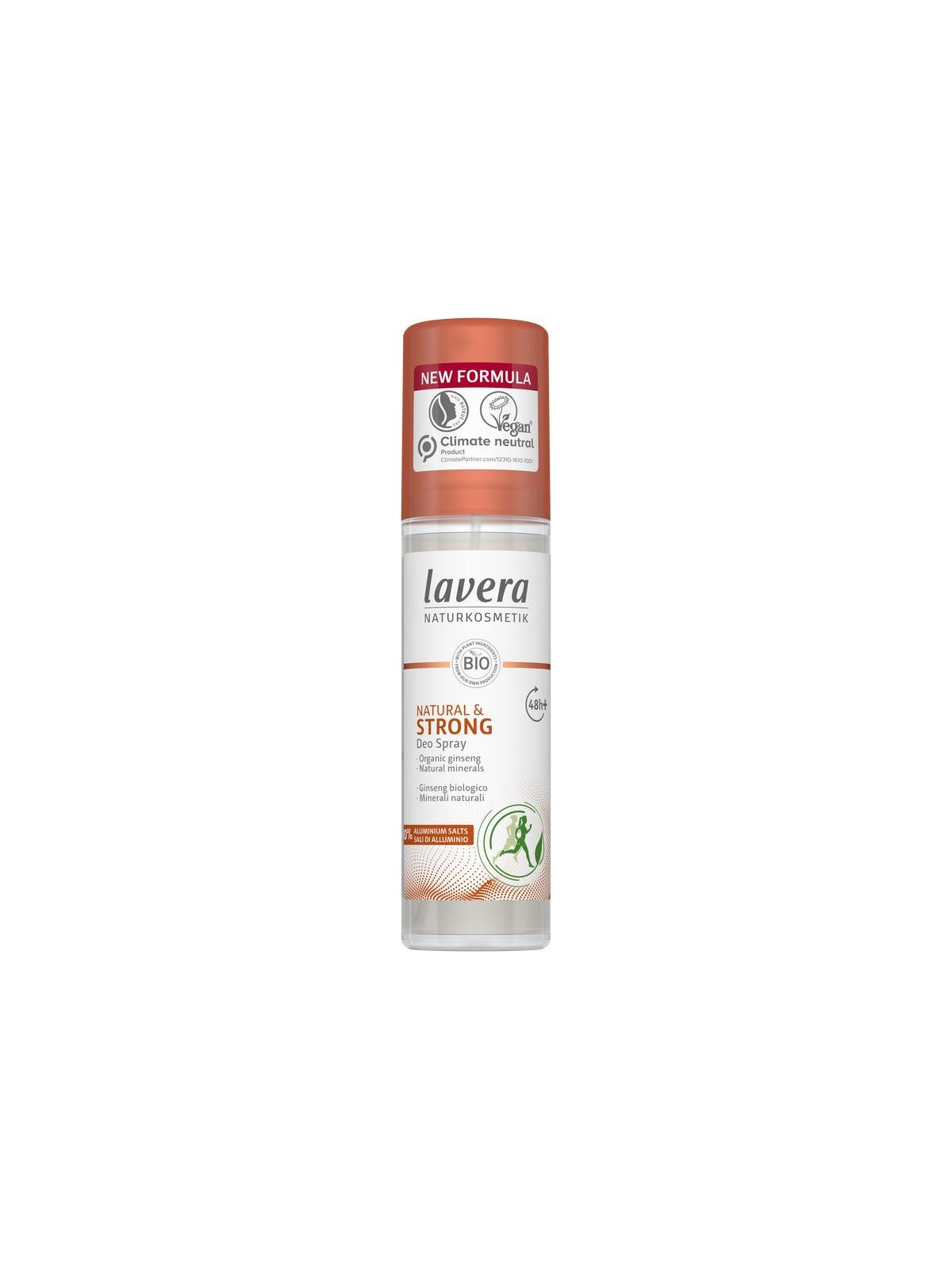 Deodorant spray natural & strong bio