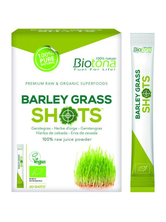 Barley grass raw shots 2.2 gram bio