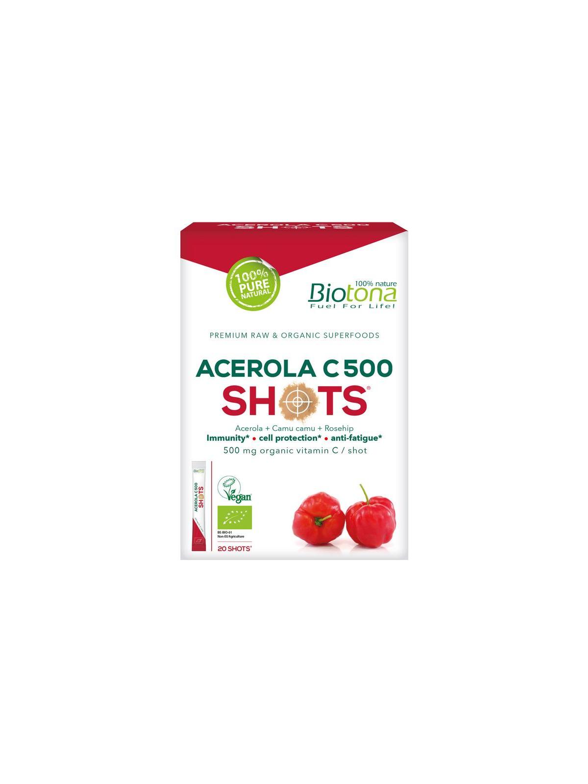 Acerola C 500 shots 2.2 gram bio