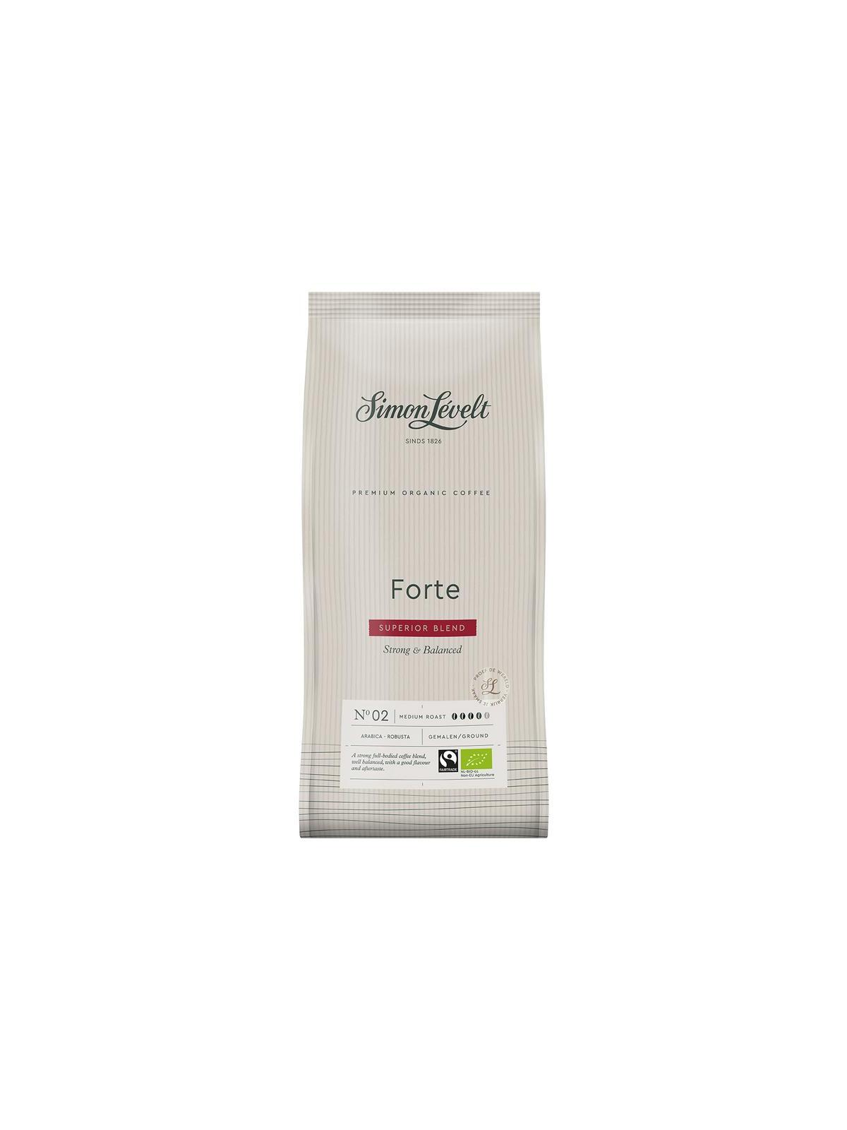 Forte superior blend gemalen koffie bio