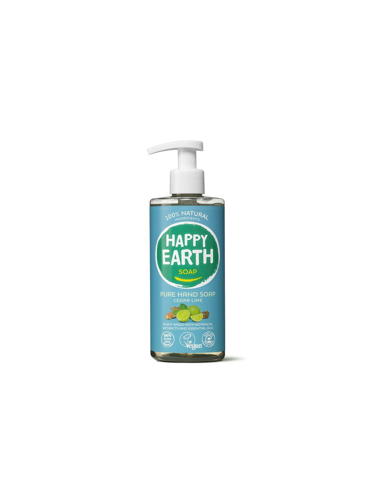 Pure hand soap cedar lime