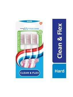 Tandenborstel clean & flex hard