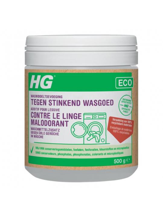Eco wasmiddeltoevoeging stinkend wasgoed