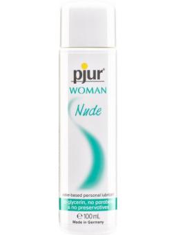 Woman nude glijmiddel