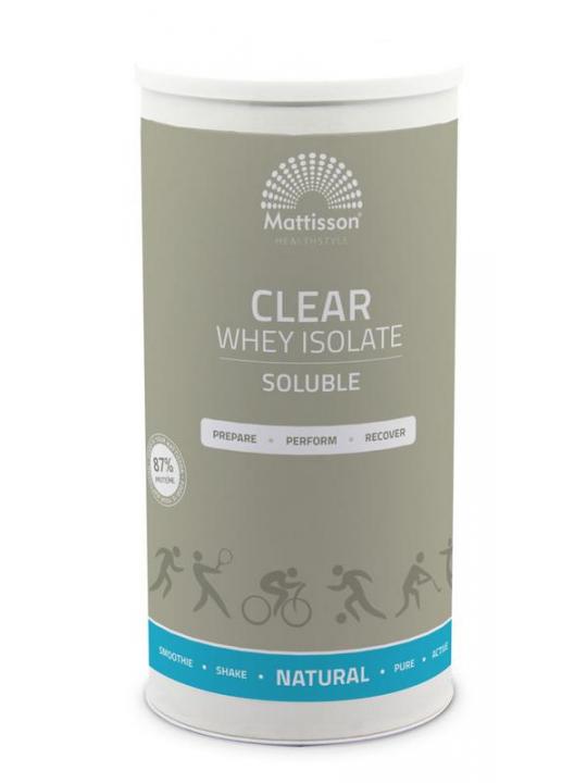 Clear whey isolate