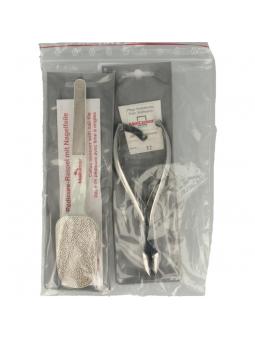 Pedicuretang 14cm en rasp 19.5cm nikkel