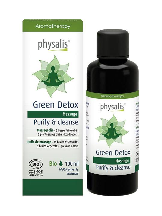 Massageolie green detox bio