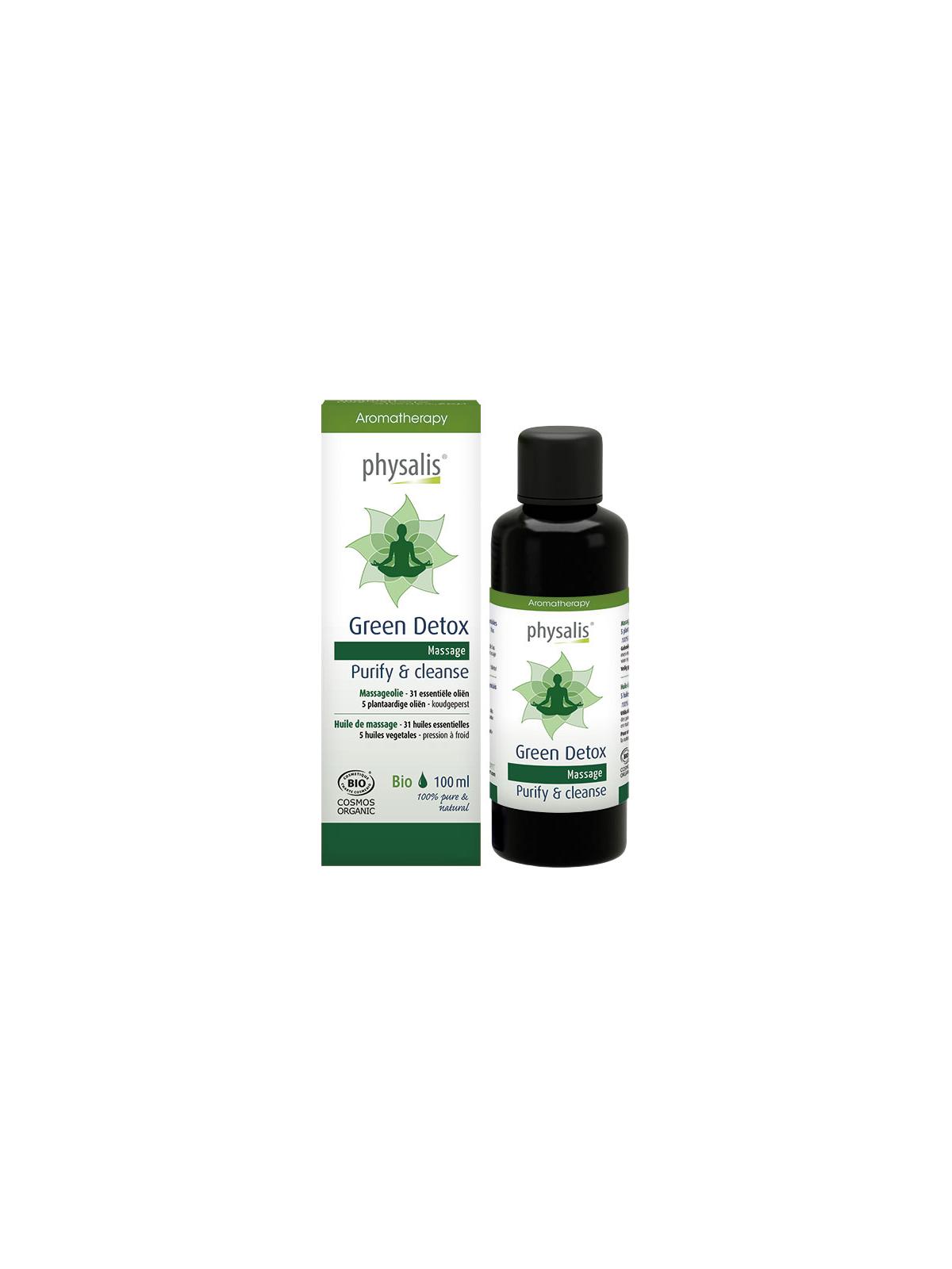 Massageolie green detox bio