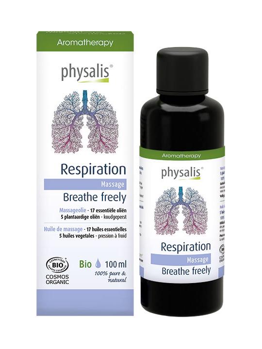 Massageolie respiration bio