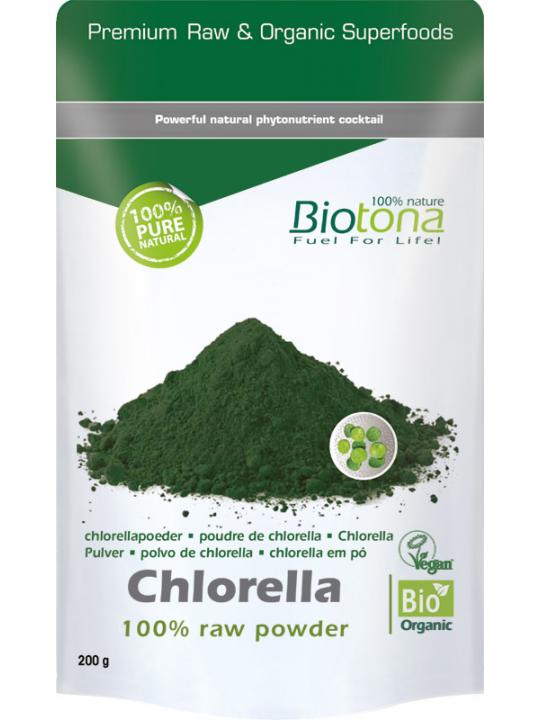 Chlorella raw powder bio