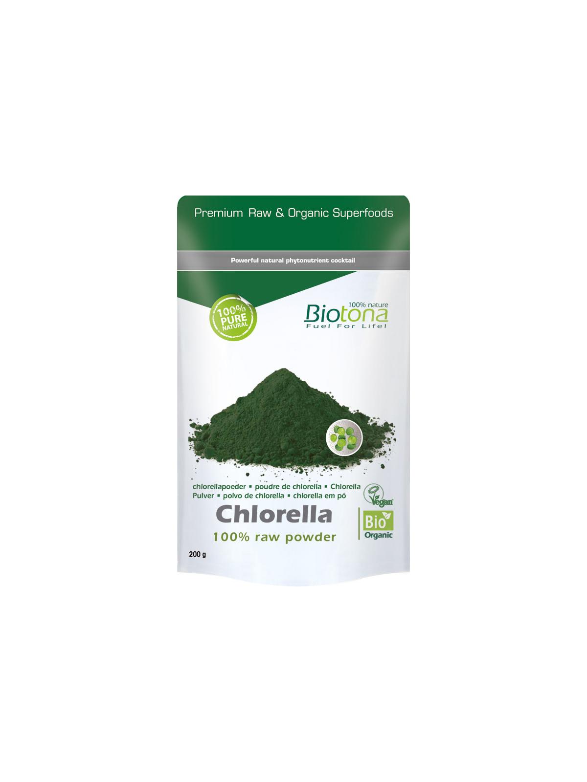 Chlorella raw powder bio