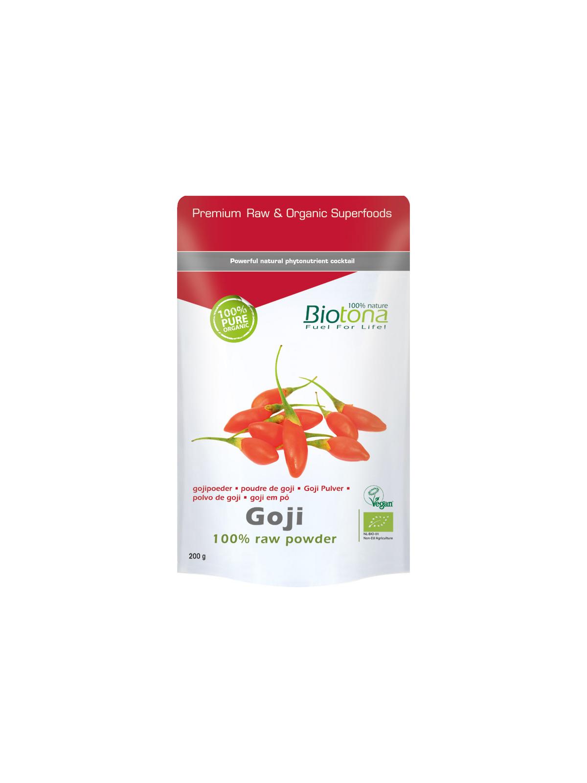 Goji raw powder bio