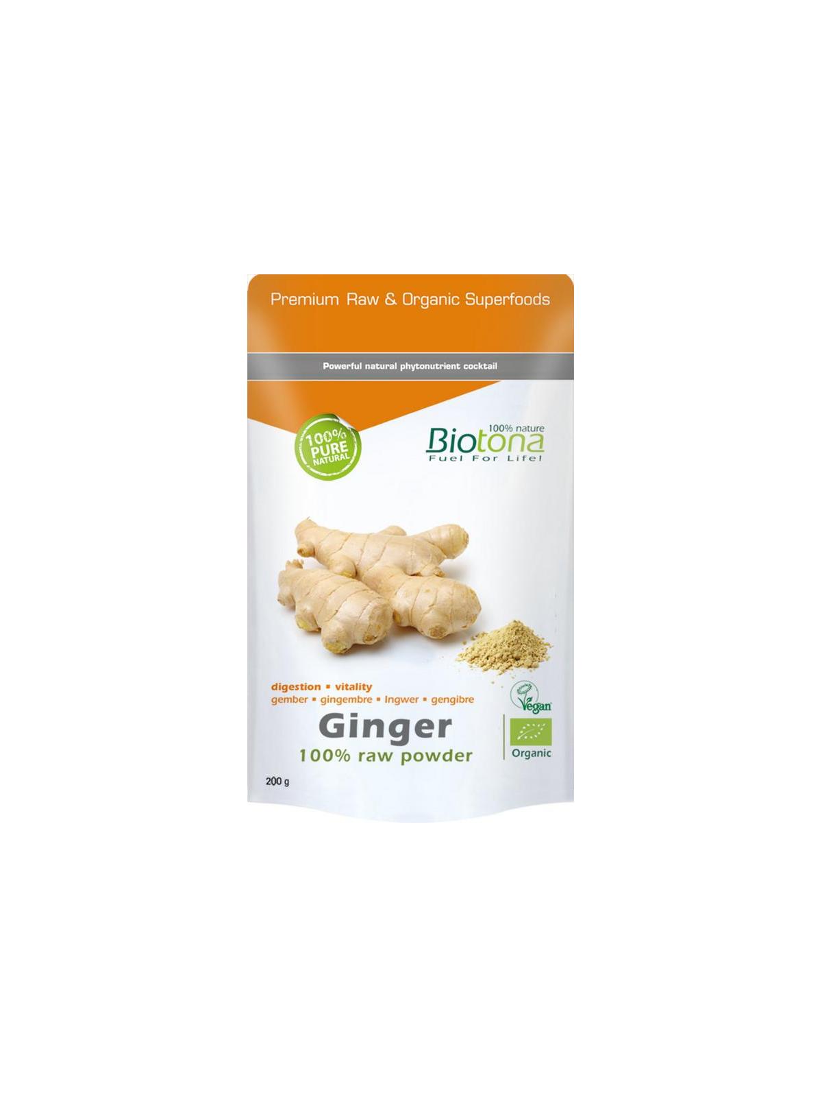 Ginger raw powder bio