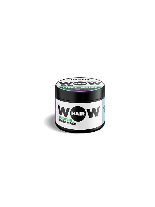 Wow curls & waves hair mask keratin & flaxseed gel